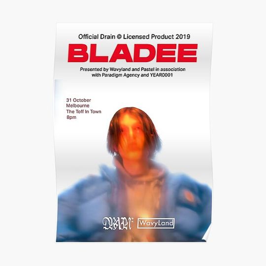Discover bladee drain gang poster Premium Matte Vertical Poster
