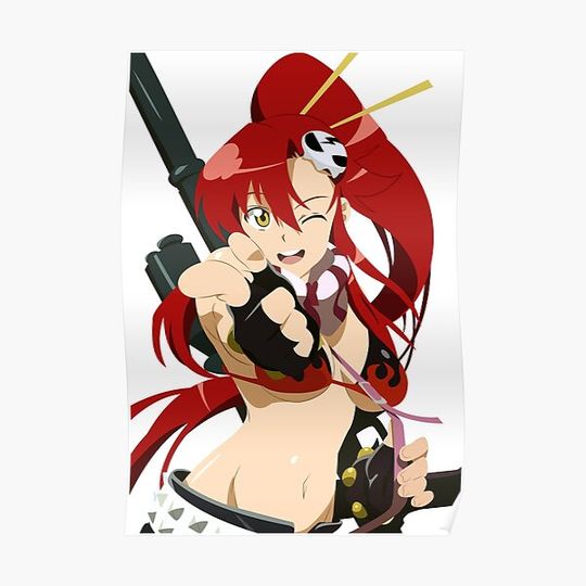 Discover Gurren Lagann - Yoko Littner Premium Matte Vertical Poster