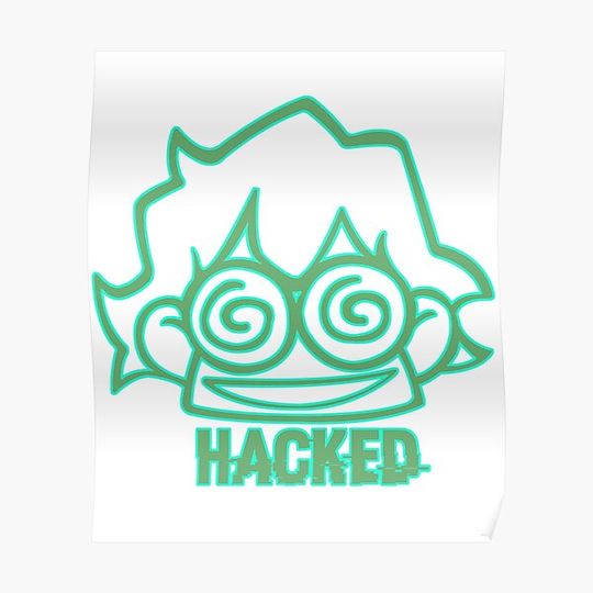 Discover "Hacked" Premium Matte Vertical Poster