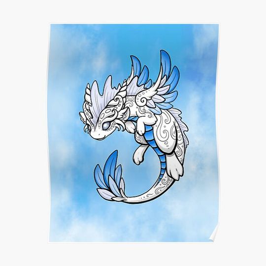 Discover Air Dragon Premium Matte Vertical Poster