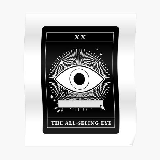 Discover THE ALL-SEEING EYE Premium Matte Vertical Poster