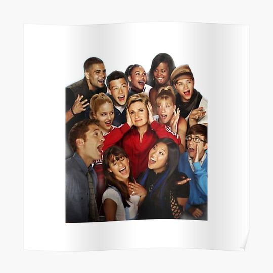 Discover glee cast! Premium Matte Vertical Poster