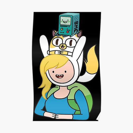 Discover Fionna Cake BMO Premium Matte Vertical Poster