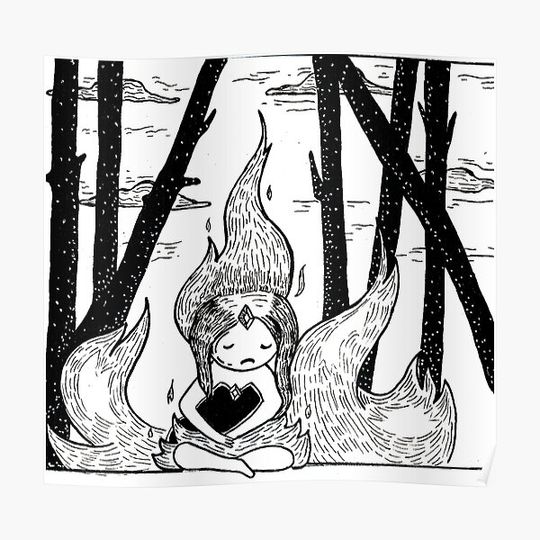 Discover Flame Princess Premium Matte Vertical Poster