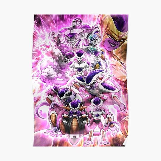 Discover The Terror of Frieza Premium Matte Vertical Poster