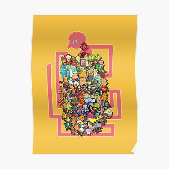 Discover Adventure Time Mural Premium Matte Vertical Poster