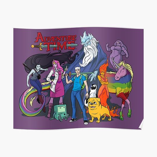 Discover Adventure Time Redux Premium Matte Vertical Poster