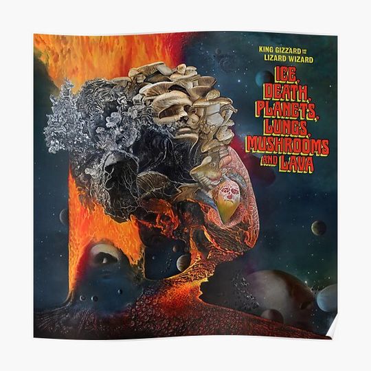 Discover The Ice Death King Gizzard Premium Matte Vertical Poster