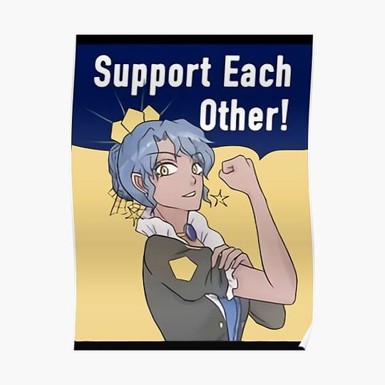 Discover Cursed Princess Club m-erch Support Each Other T-Shirts Gift For Fans, For Men and Women Premium Matte Vertical Poster