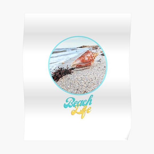 Discover Beach Life Premium Matte Vertical Poster