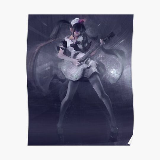 Discover bandmaid guitarist(3B) Premium Matte Vertical Poster