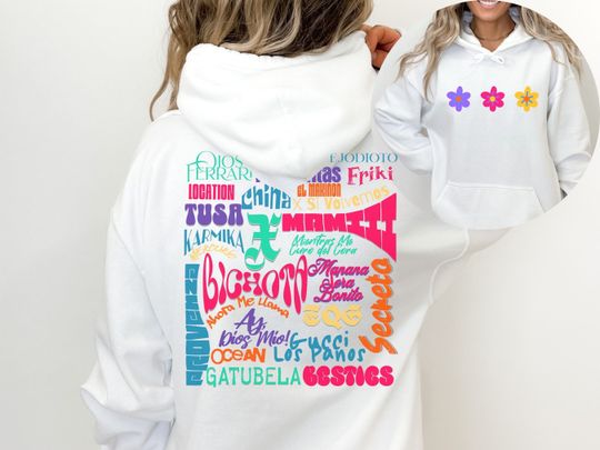 Discover Two Sided Karol G Tracklist Hoodie| Karol G Concert