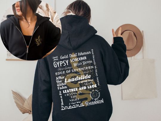 Discover Stevie Nicks Concert Hoodie | Stevie Nicks Tracklist Hoodie