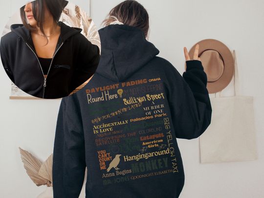 Discover Counting Crows Concert Zip Hoodie| Counting Crows Hoodie