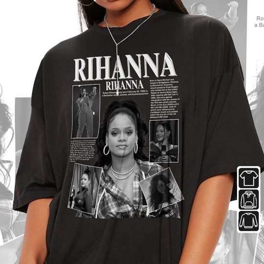 Discover Rihanna Music Shirt, Rihanna Album Shirt, Rihanna Tour 2023 Shirt