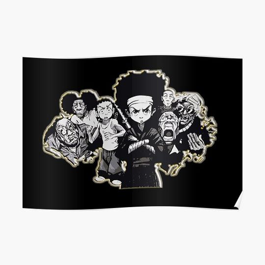 Discover The Boondocks The Whole Gang Premium Matte Vertical Poster