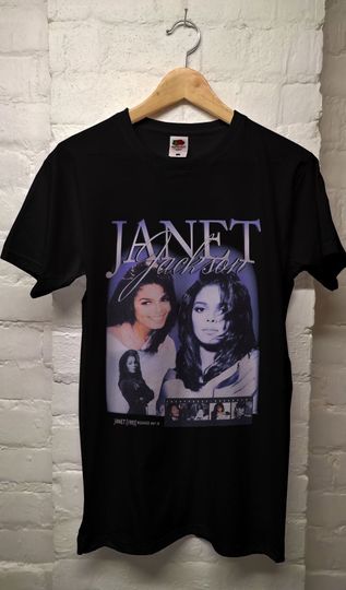 Discover Vintage Janet Jackson Graphic T-Shirt