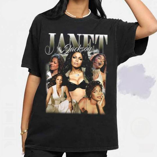 Discover 90s Vintage Janet Jackson Together Again Tour T-Shirt