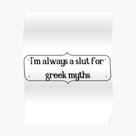 Discover Greek myths Premium Matte Vertical Poster