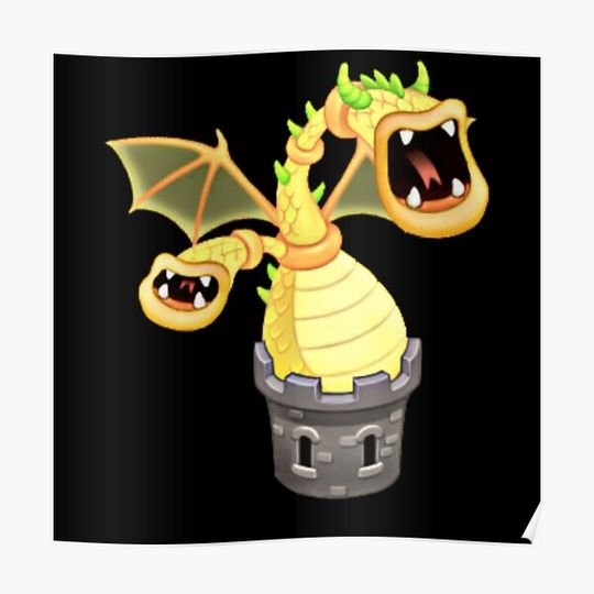 Discover My Singing Monsters character Epic Potbelly Premium Matte Vertical Poster