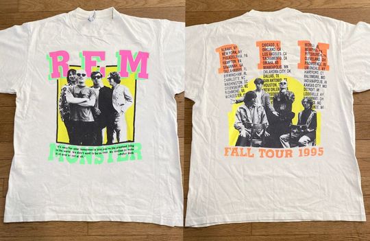 Discover R.E.M Monster Tour T-Shirt