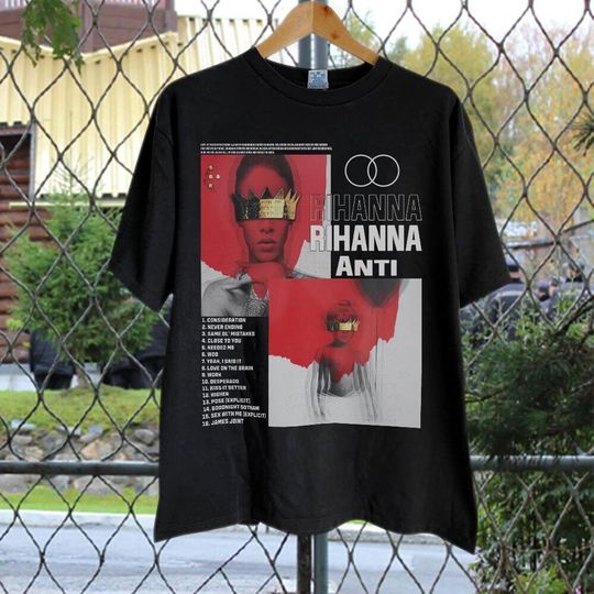 Discover Vintage Bootleg Rihanna Anti T-Shirt