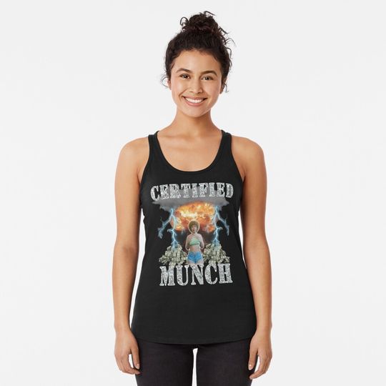 Discover Proud Munch , Certified Munch Ice Spice Racerback Tank Top
