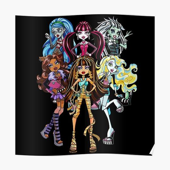 Discover MONSTER HIGH XMAS Premium Matte Vertical Poster