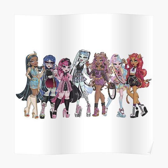 Discover MONSTER HIGH G3 Premium Matte Vertical Poster