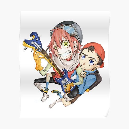 Discover Naota Nandaba FLCL Premium Matte Vertical Poster