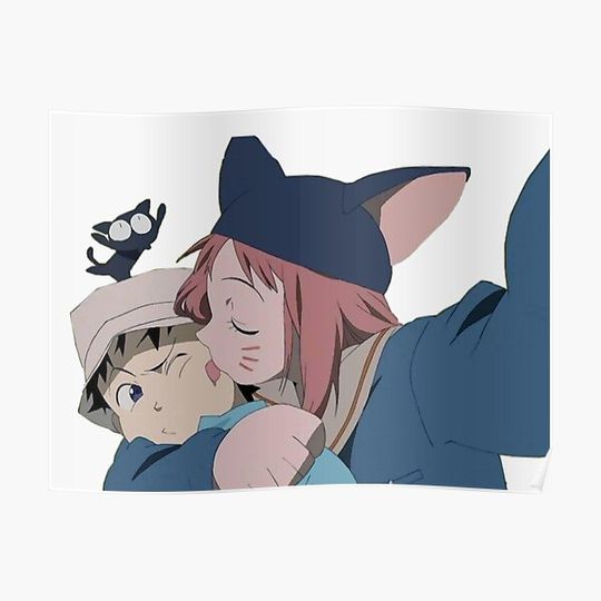 Discover FLCL // NAOTA AND MAMIMI Premium Matte Vertical Poster