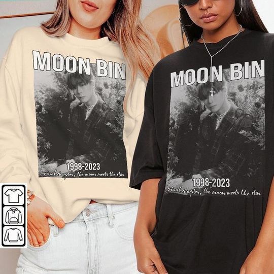 Discover Moonbin Kpop Shirt, V2 Merch ASTRO Thank You 1998-2023