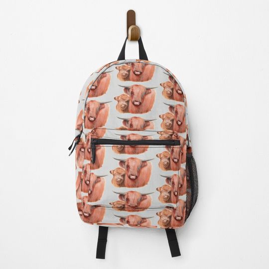 Discover Highlander Cow with Calf-g Backpack
