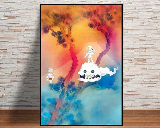 Discover Kids See Ghosts Kid Cudi Poster