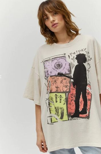 Discover THE CURE Friday I'm in Love Tshirt,  The Cure Style T-Shirt,