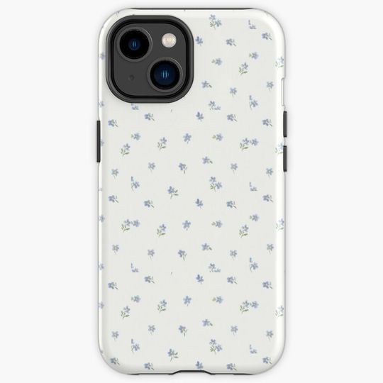Discover Simple blue coquette floral design  iPhone Case