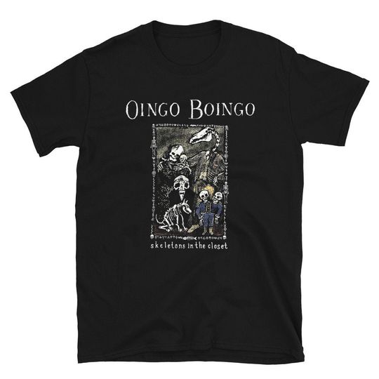 Discover Oingo Boingo Shirt, Skeletons in the Closet, Devo, Talking Heads,