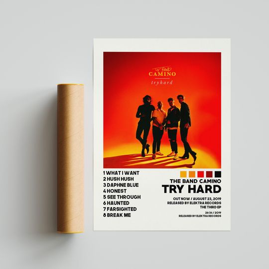 Discover The Band Camino Posters /  Try Hard Poster / Album Cover Poster