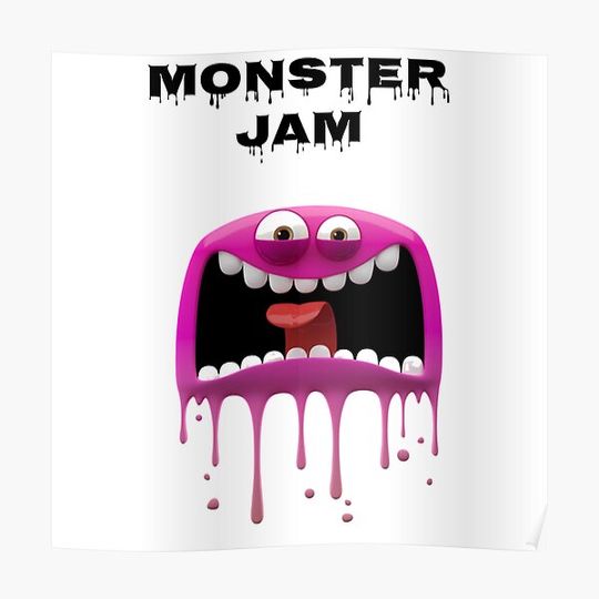 Discover Monster jam t-shirt Premium Matte Vertical Poster
