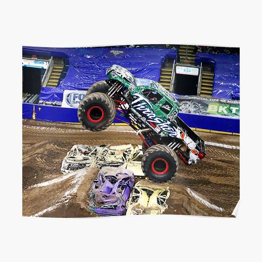 Discover Monster Jam - THRASHER Premium Matte Vertical Poster