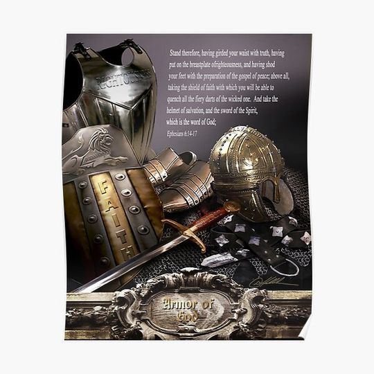 Discover Armor of God Premium Matte Vertical Poster