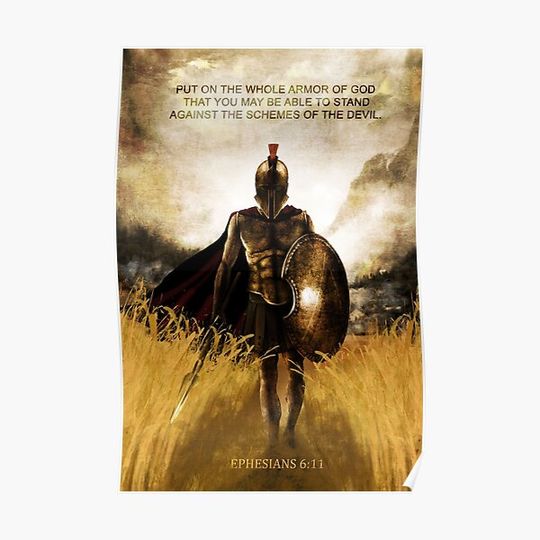Discover Full Armor of GOD 3 Premium Matte Vertical Poster