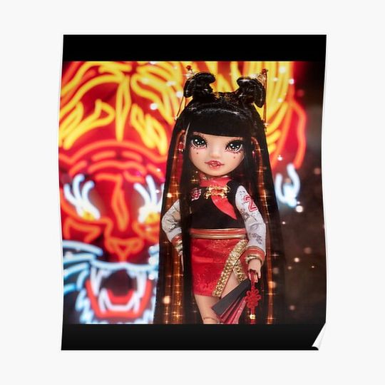 Discover Rainbow High collector Lily Ching Premium Matte Vertical Poster
