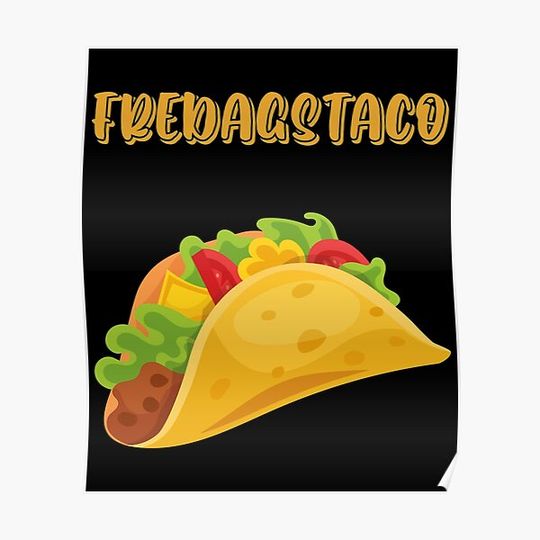 Discover Fredagstaco Taco Friday Norway Fredag Taco Tuesday Texmex Premium Matte Vertical Poster