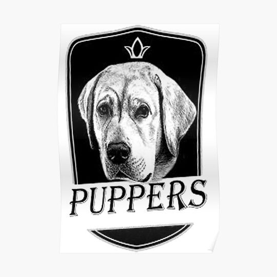 Discover puppers beer Premium Matte Vertical Poster