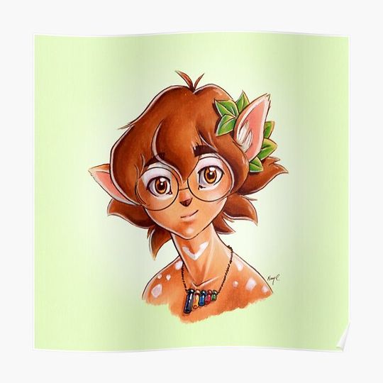 Discover Fawn Pidge Premium Matte Vertical Poster