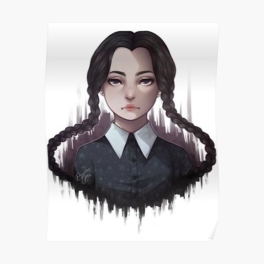 Discover wednesday addams Premium Matte Vertical Poster