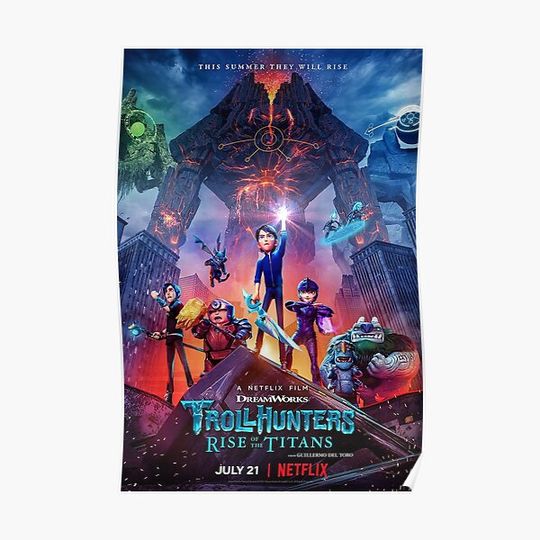Discover Trollhunters Rise Of The Titans Premium Matte Vertical Poster