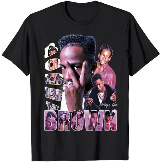 Discover Bobby Brown Singer Vintage Gift for Fan Shirt
