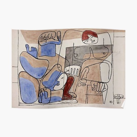 Discover Le Corbusier – Secret Premium Matte Vertical Poster